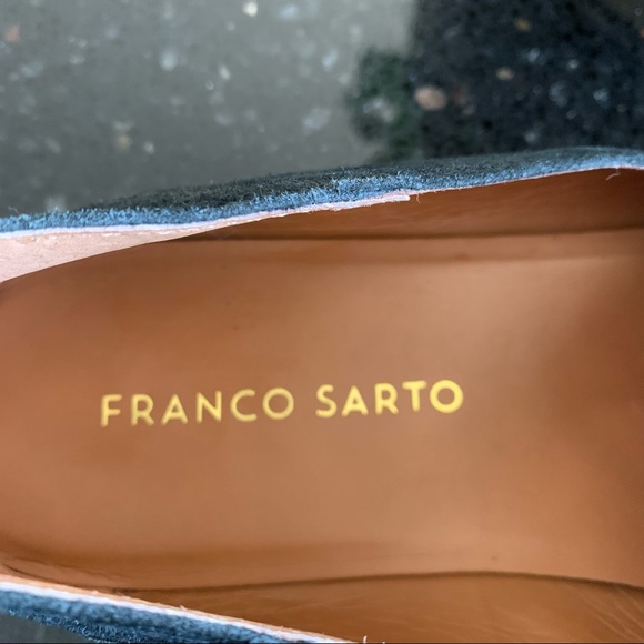 Franco Sarto Artist Collection"Freeze" Suede Ballet Flats - Picture 2 of 6